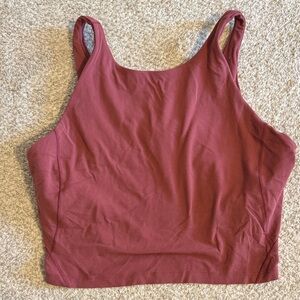 Maroon Lulu Lemon Sports Bra